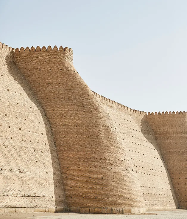 The Ark Fortress in Bukhara, Uzbekistan, one of many architectural wonders along the Silk Road.