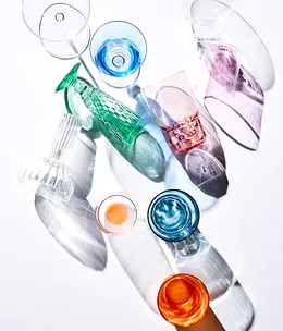 Retro glassware