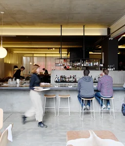The bar at Franklin, Hobart