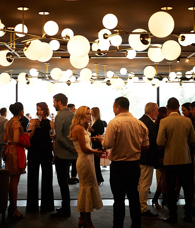 Inside Jackalope, the setting for a Stella Artois dinner ahead of the 2018 Portsea Polo.