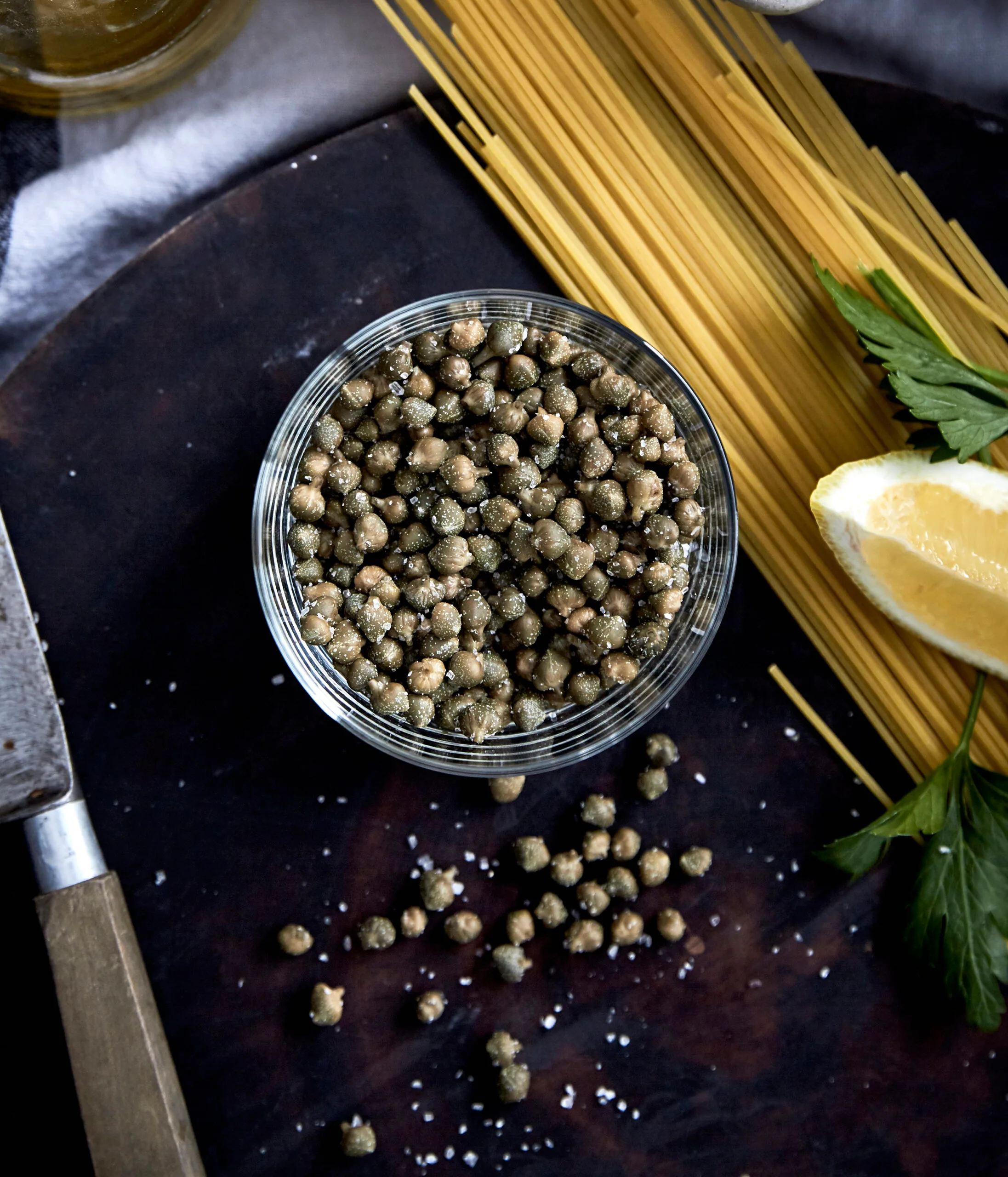 Long Lane's small capers, grown in Victoria's High Country, are used by top restaurants including Grossi Florentino and Provenance.