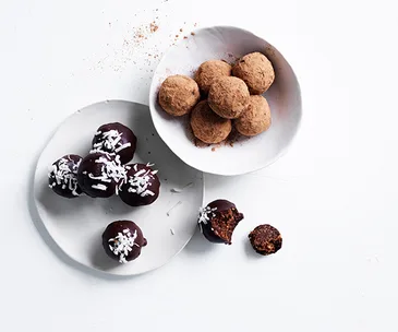 Raw black forest truffles
