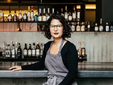 Analiese Gregory, head chef of Franklin restaurant in Hobart. Read the full review.