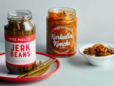 Nice Pickles Jerk Beans and Karkalla Kimchi