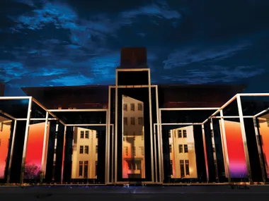 Goldie's Music Hall, a pop-up bar at the Sydney Opera House to coincide with Vivid Sydney 2018