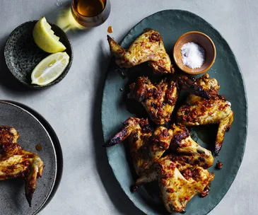 Chicken wings with adjika