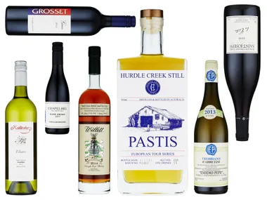 Gourmet Traveller's top drops for June include the excellent 2015 vintage of Grosset Gaia, King Valley pastis and a Barossa semillon.