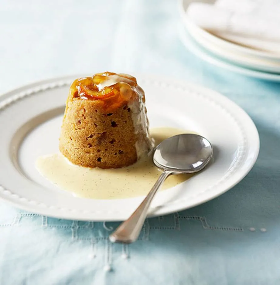 Marmalade and ginger steamed pudding
