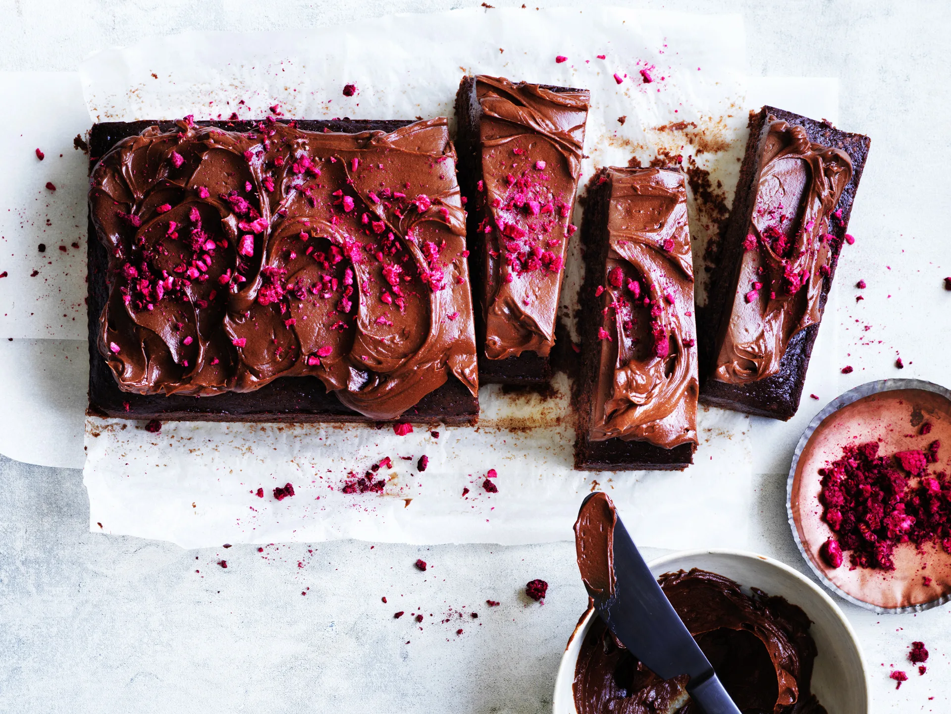 Chocolate and buttermilk slab cake - the best recipes of 2018