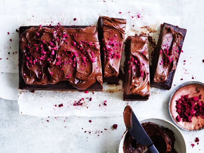 Chocolate and buttermilk slab cake - the best recipes of 2018