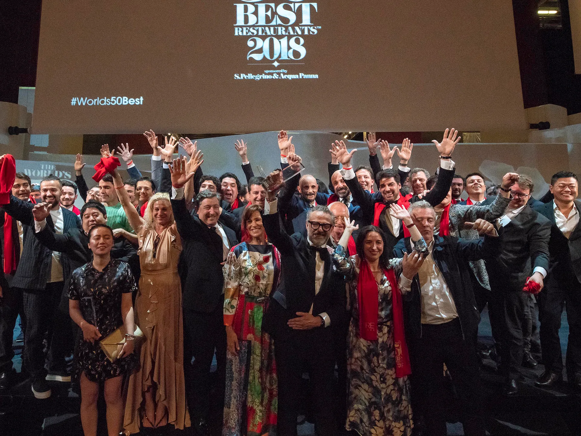 Osteria Francescana is the world's new number one restaurant according to the World's 50 Best Restaurants list for 2018.