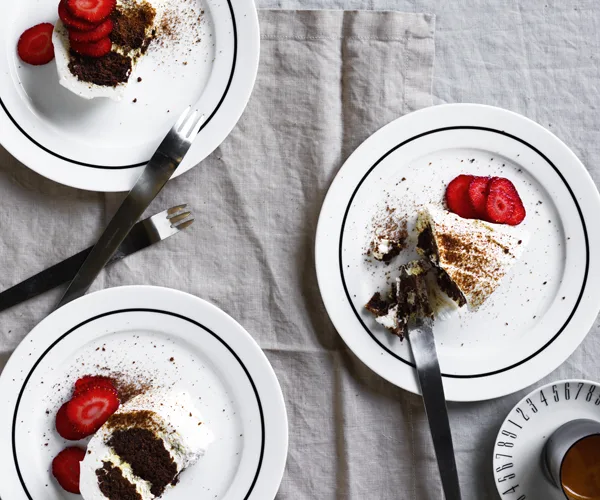 Aaron Turner's Mum's chocolate ripple cake
