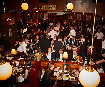 Who was at the Gourmet Traveller Restaurant Awards?