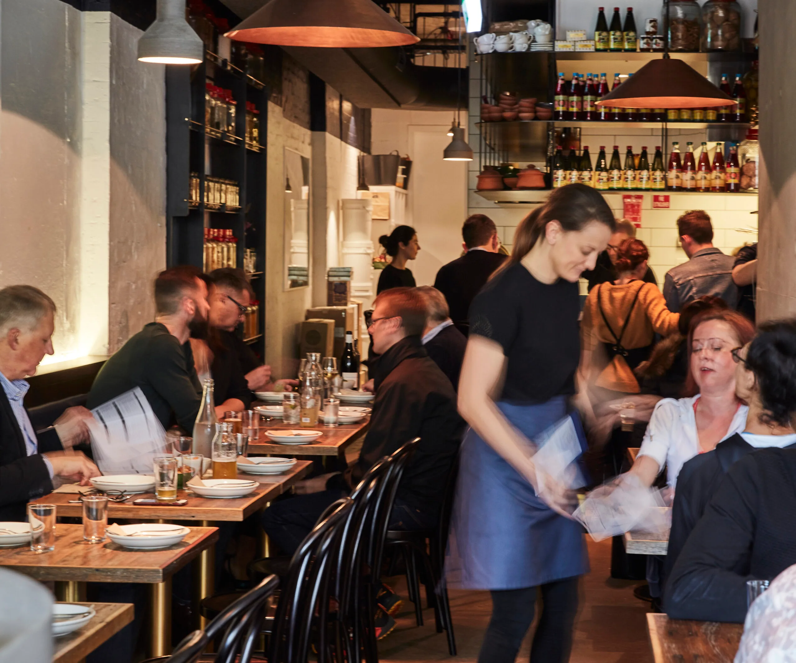 The dining room at Lankan Filling Station