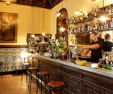 Viva Madrid, one of Hemingway's favourite hangouts in Madrid