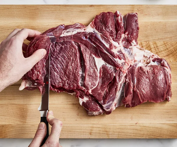 How to butterfly lamb leg
