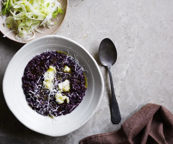 Risotto al Barbaresco con Gorgonzola