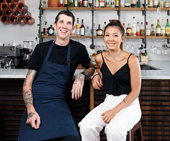 Hartyard's new owners Jarrod Walsh and Dot Lee