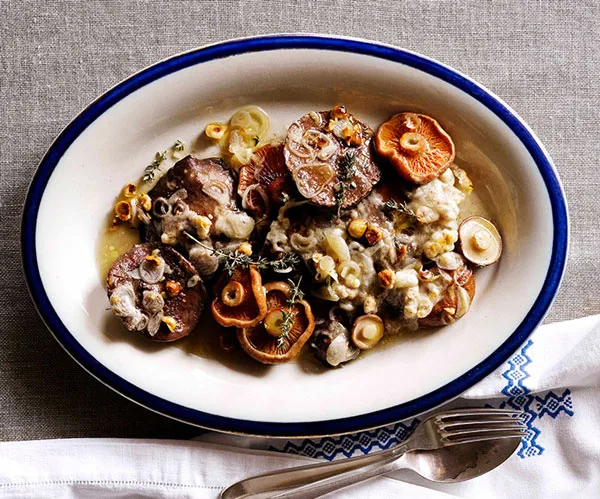 Jacques Reymond: Baked mushrooms