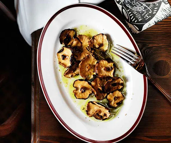 Restaurant Hubert's Shiitakes à la Grecque