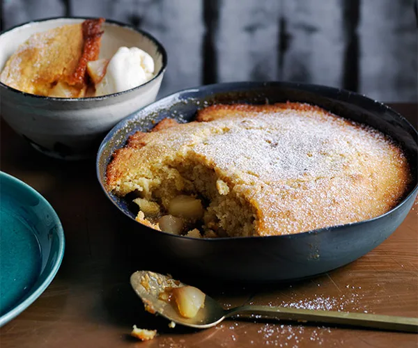 Pear, honey and ginger pudding recipe