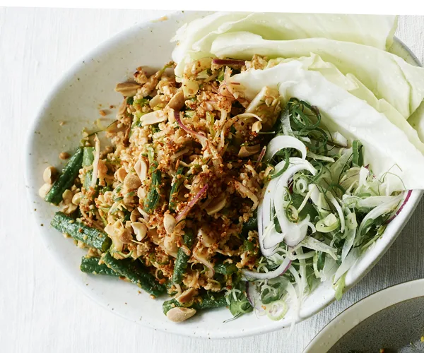 Thai-style chicken larb