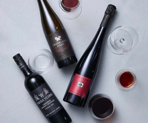 Bottles of wine