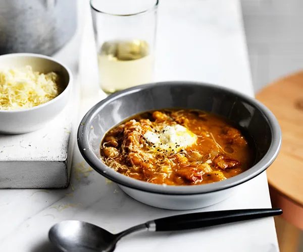 Pumpkin and chickpea soup