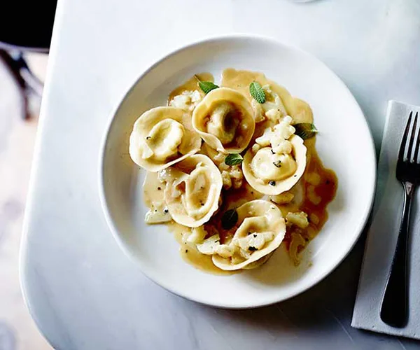 Tipo 00's potato and cauliflower tortelloni