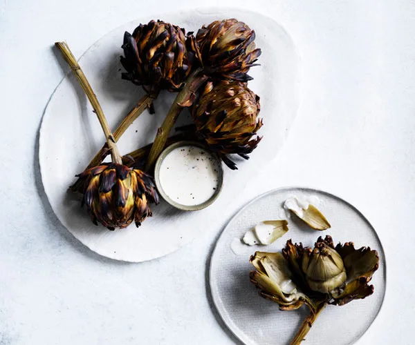 Artichokes with Taleggio sauce