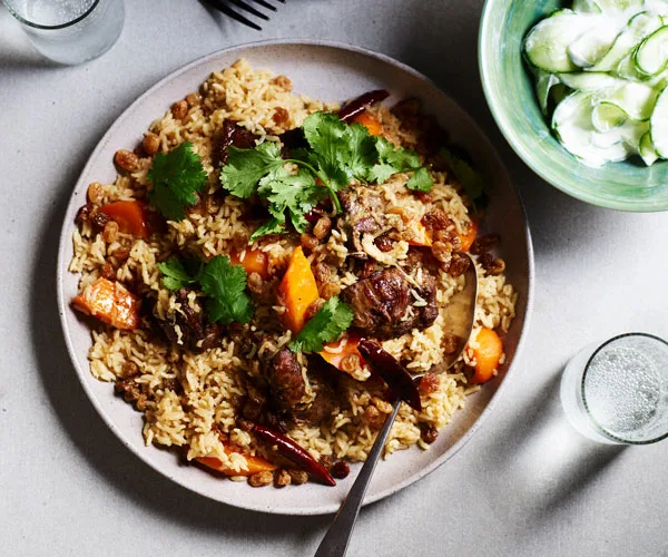 Uyghur lamb pilaf