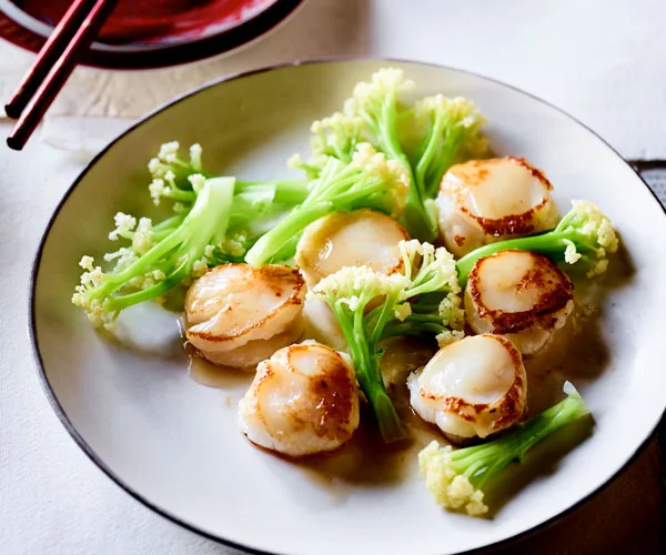 Lau Family Kitchen's scallops stuffed with prawn mousse