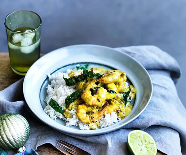 Kerala prawn curry