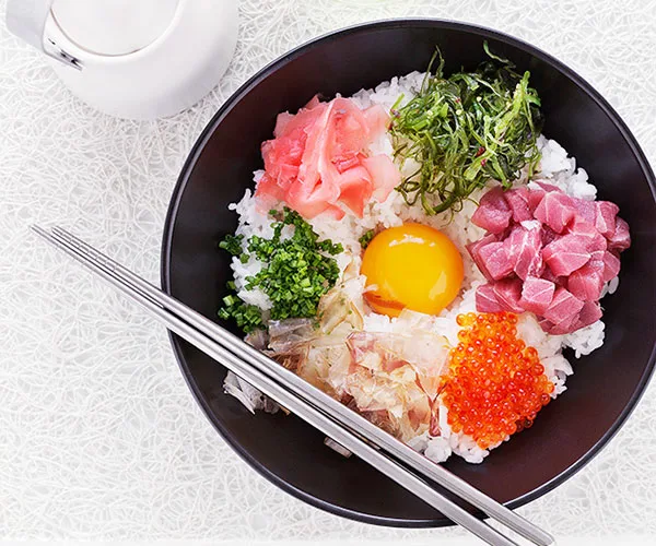 Japanese rice and egg