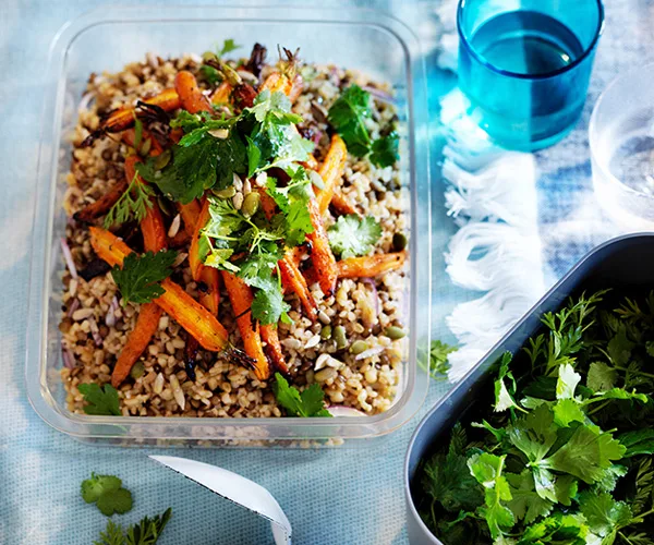 Carrot and burghul salad