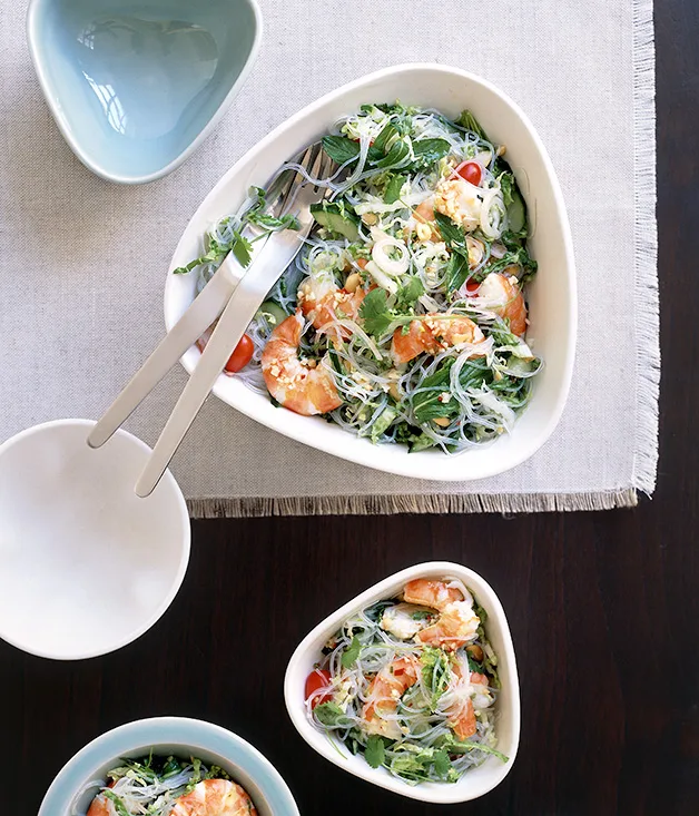 Little Thai prawn and glass noodle salad