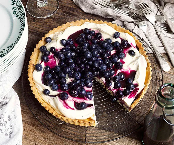 Blueberry tart