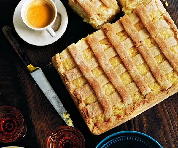 Torta di riso (sweet rice pie)