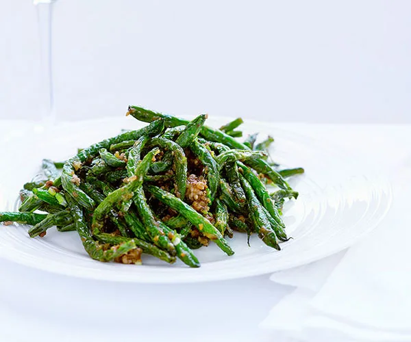 Sichuan-style green beans with pork mince