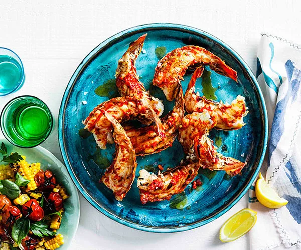 Grilled lobster tails recipe | Gourmet Traveller