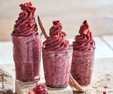 A cheat’s recipe for blackberry soft serves