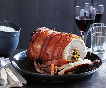 Balinese roast pork (Babi guling)