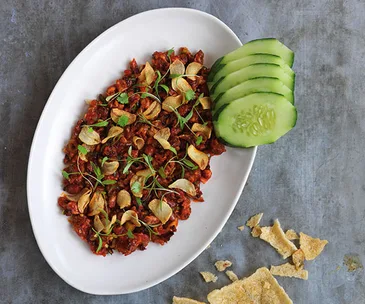 Sichuan steak tartare