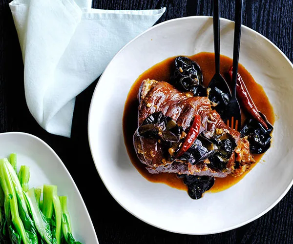 Cheong Liew’s pork hock and wood fungus