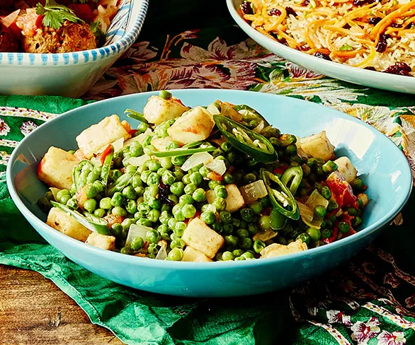 Mattar paneer