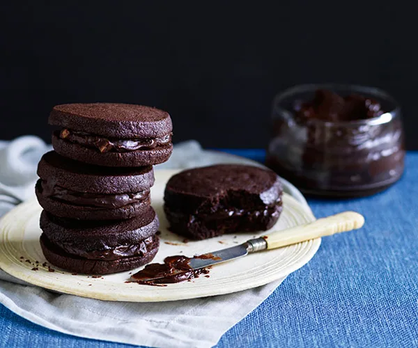 After-dinner mint biscuits