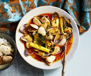 Pipis with Batak sauce