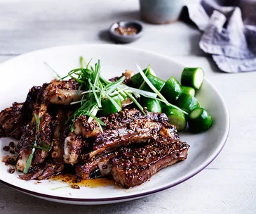 Sichuan-spiced lamb ribs