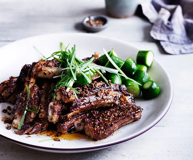 Sichuan-spiced lamb ribs recipe | Gourmet Traveller