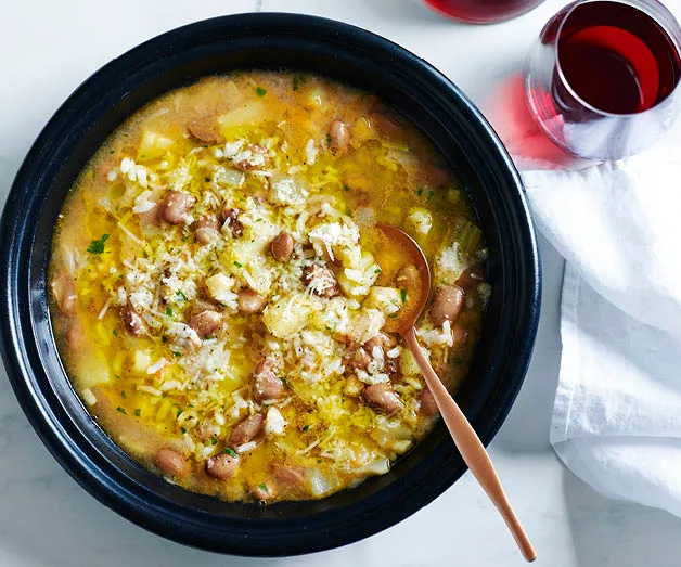 Rice and bean minestrone